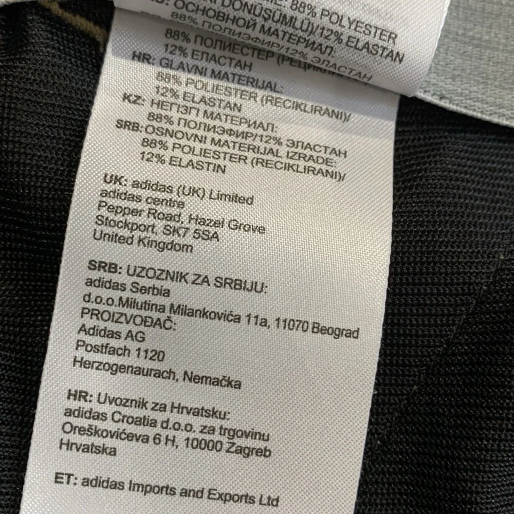 adidas fabric polyester